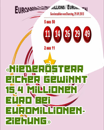 Euromillionen ziehungen Austrian