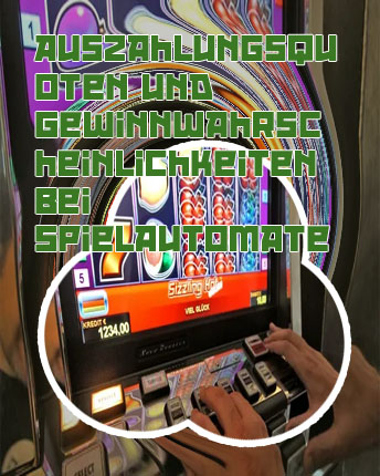 Gewinnwahrscheinlichkeit spielautomaten