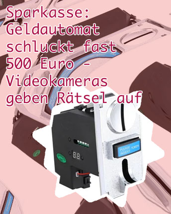 Münz schiebe automat