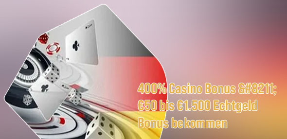 Online casino 400 willkommensbonus